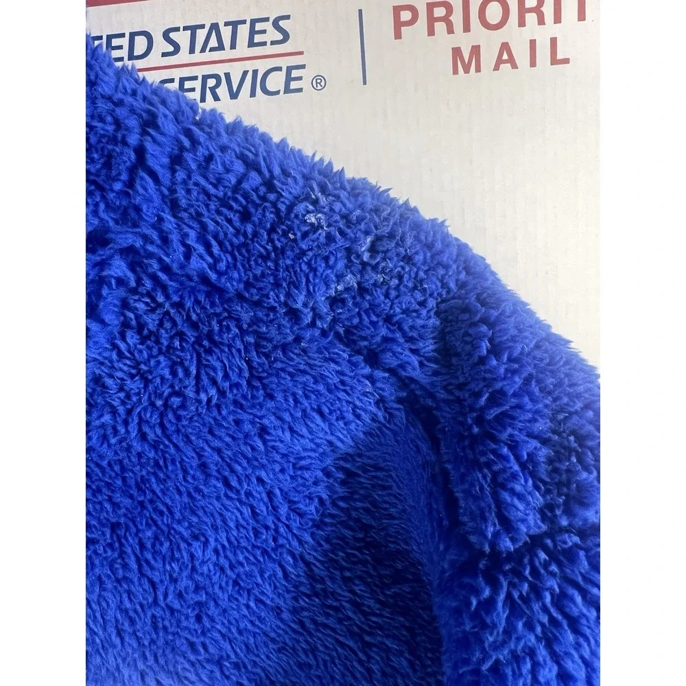 The North Face Campshire Pullover Royal Blue Center Pocket‎ Sherpa Men's XL
